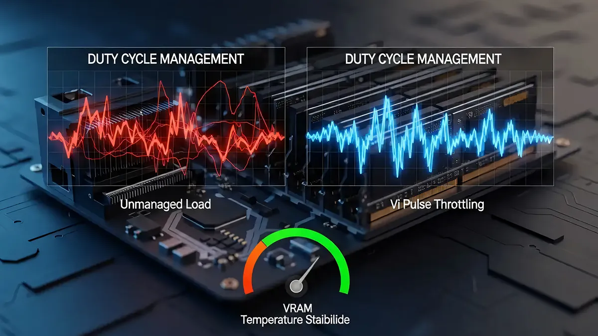 VRAM Duty Cycle Thermal Management
