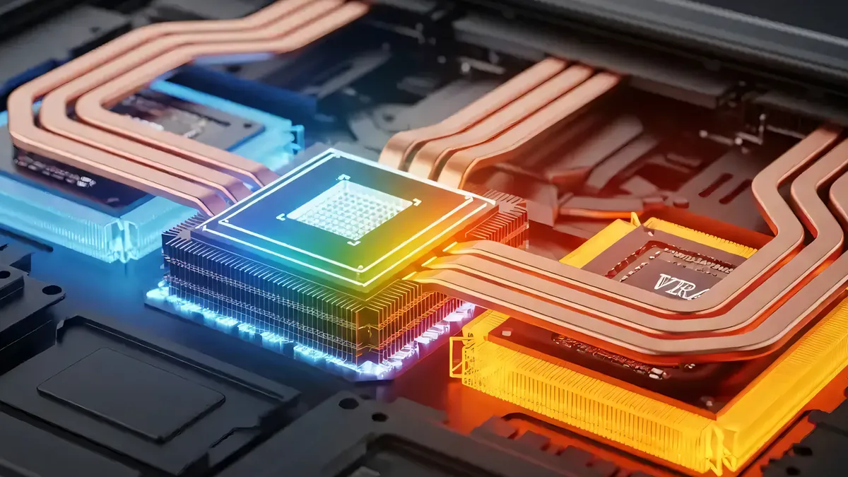 Laptop Shared Heat Pipe VRAM Bottleneck