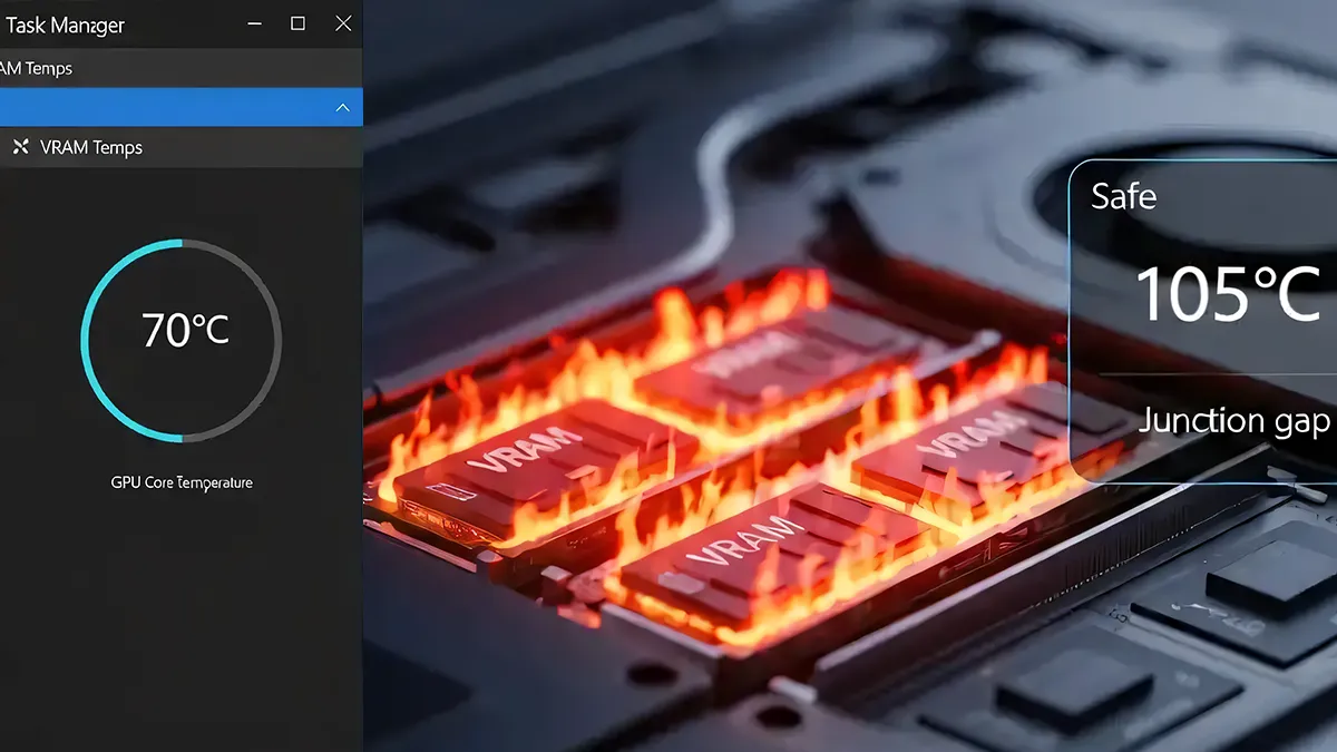 GPU Clock Monitor Dashboard VRAM Temperature Control